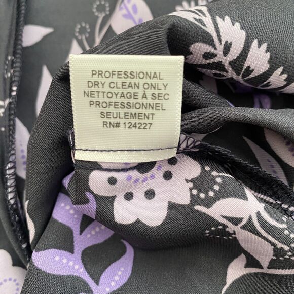 NWT Misa Los Angeles Women's Sylvia Floral Wrap Midi Dress Sz Small Indigo Vines - Picture 9 of 9